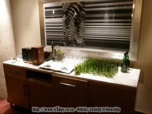 Bunnahabhain range of whiskies ready for the tasting