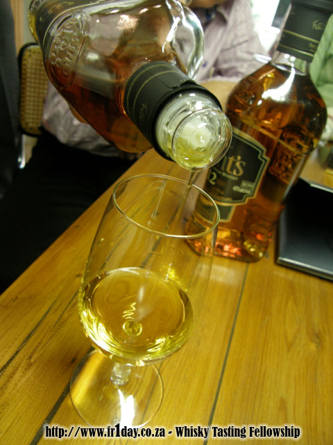 Pouring Grant's 12 Year Old