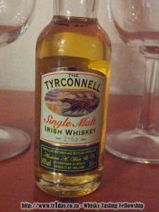 The Tyrconnell Single Malt Irish Whiskey
