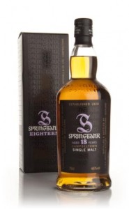 Springbank 18 Year Old Whisky