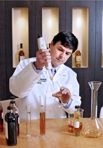 Dr Bill Lumsden working hard in the lab