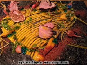 Another amazing course at the Chef's table