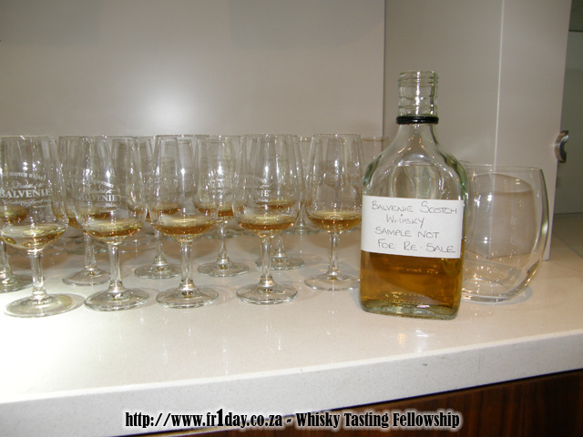 Balvenie 50 year old sample being poured (carefully)