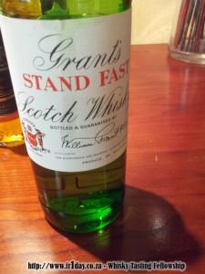 Grant's Stand Fast bottle