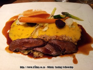 Springbok and fresh veg - a winning combo!