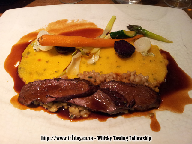 Springbok and fresh veg - a winning combo!