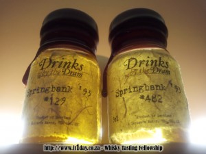 Master of Malt Springbank 1993 Cask Samples