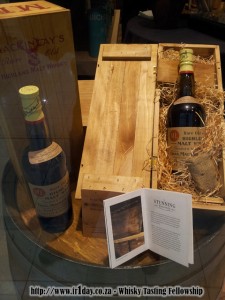 Shackleton whisky on display Shackleton whisky on display