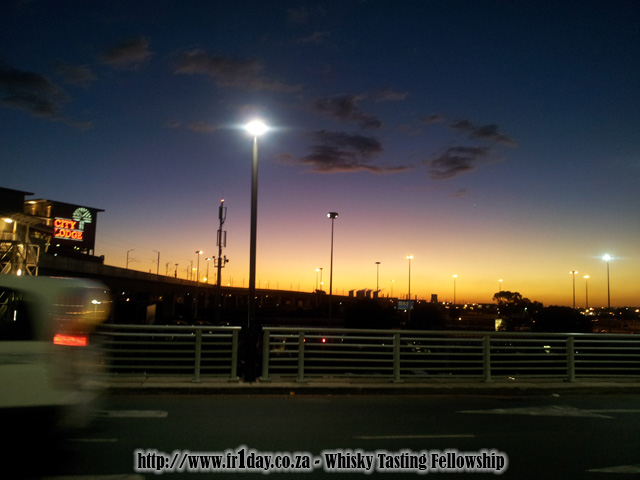 Sunset at O.R. Thambo International Airport