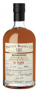 Benrinnes 15yo - Private Barrel Co