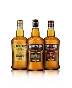 The new-look Three Ships whisky range