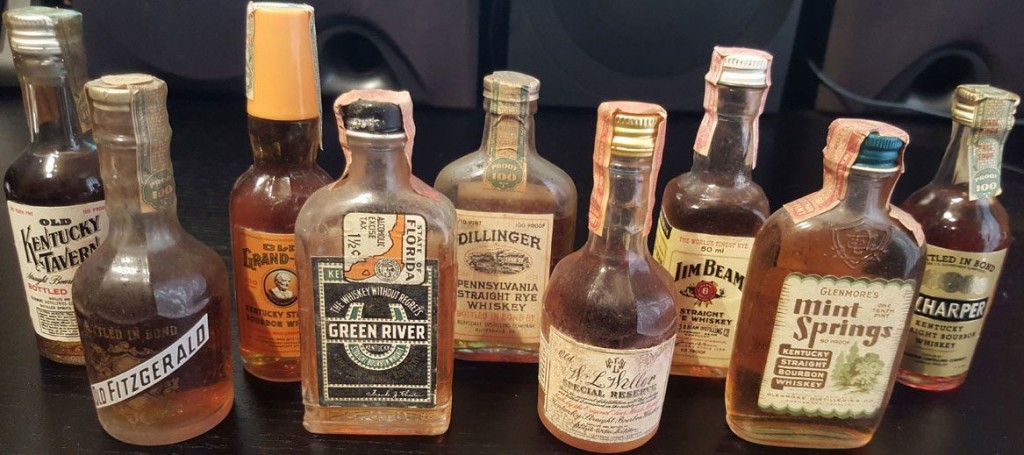 American whiskey miniatures from 1930s-1970s