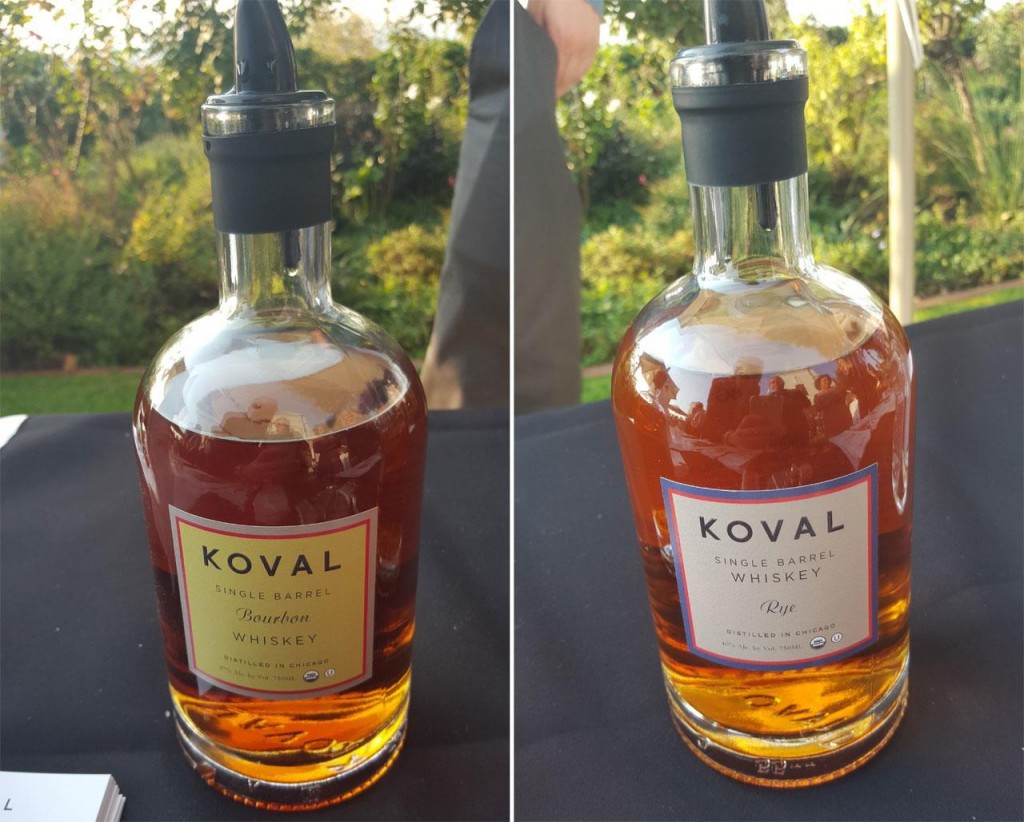 KOVAL Single Barrel Bourbon and Rye