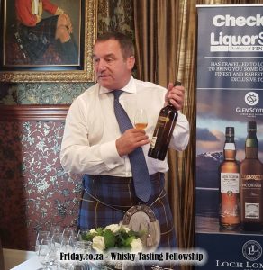 Bill White Leading the Loch Lomond and Glen Scotia Tasting