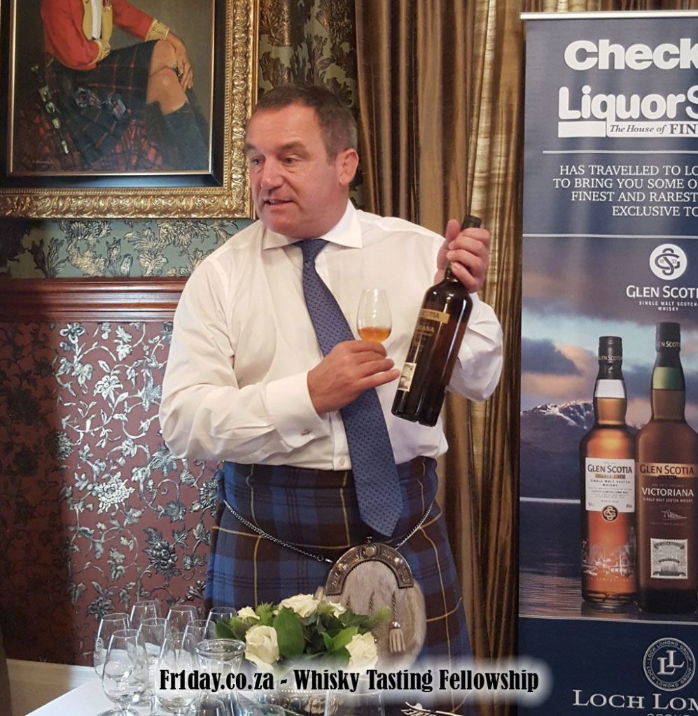 Bill White Leading the Loch Lomond and Glen Scotia Tasting
