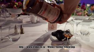 First pour of the Three Ships Pinotage Cask Finish Whisky