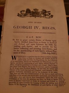 Actual Copy Of The 1823 Excise Act