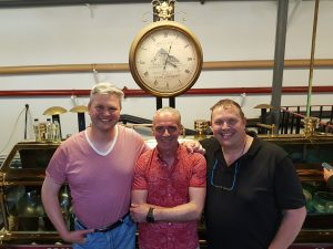 Posing In Front Of Benriach Spirit Safe