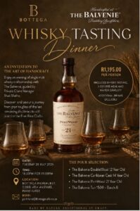 Bottega The Balvenie Tasting 28 July 2026