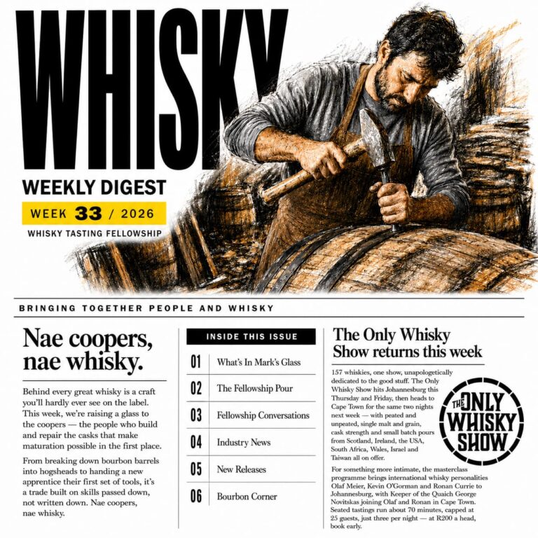 Whisky Weekly Digest — Week 33, 2026
