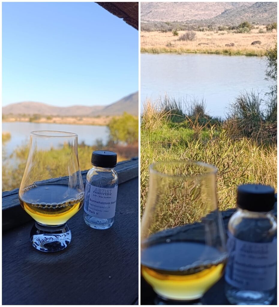 Bunnahabhain Staoisha with Hippos