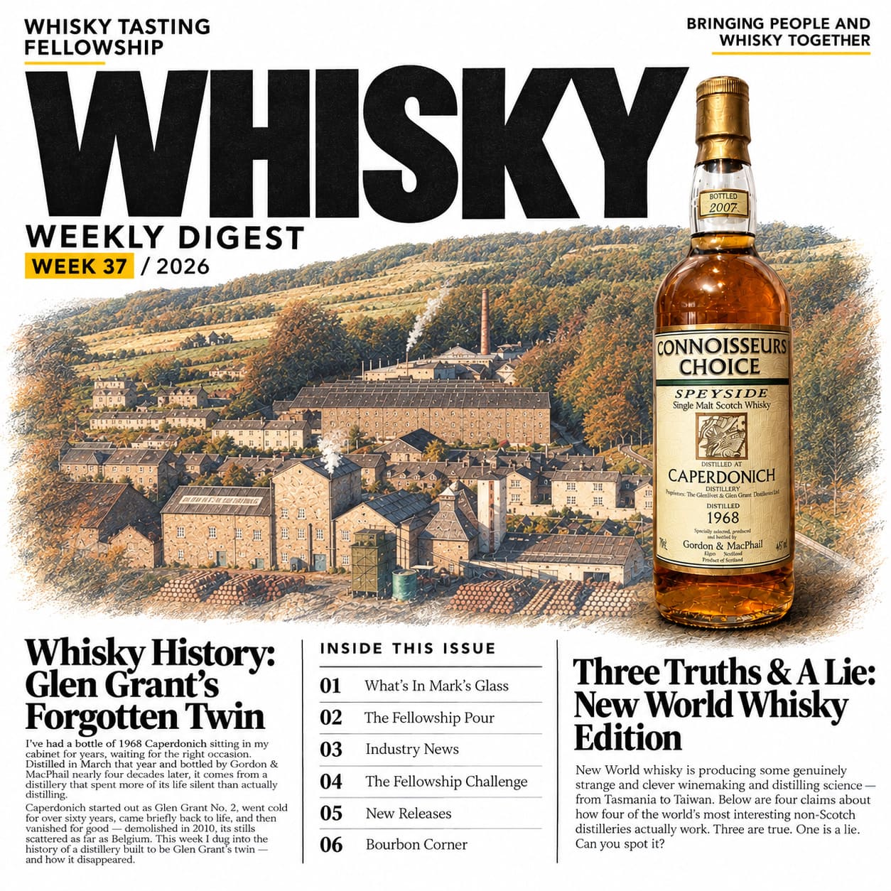 Whisky Weekly Digest - Week 37 / 2026
