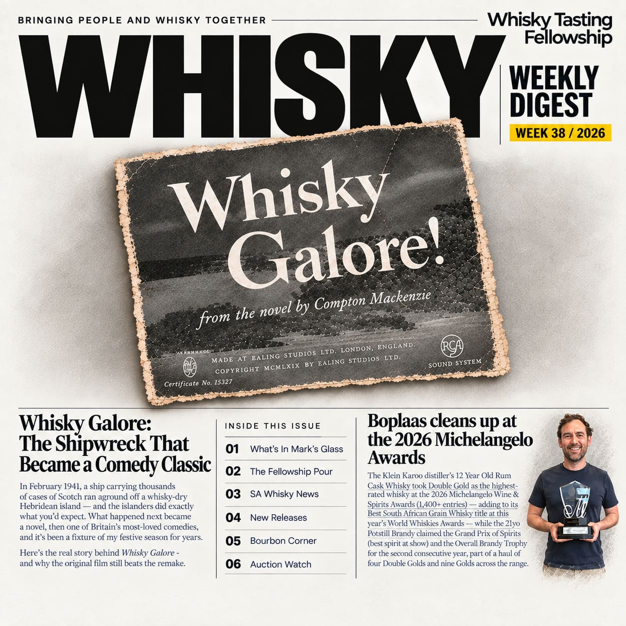 Whisky Weekly Digest - Week 38 / 2026