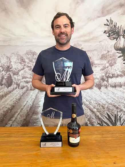 Daniel Nel from Boplaas with their Michelangelo awards