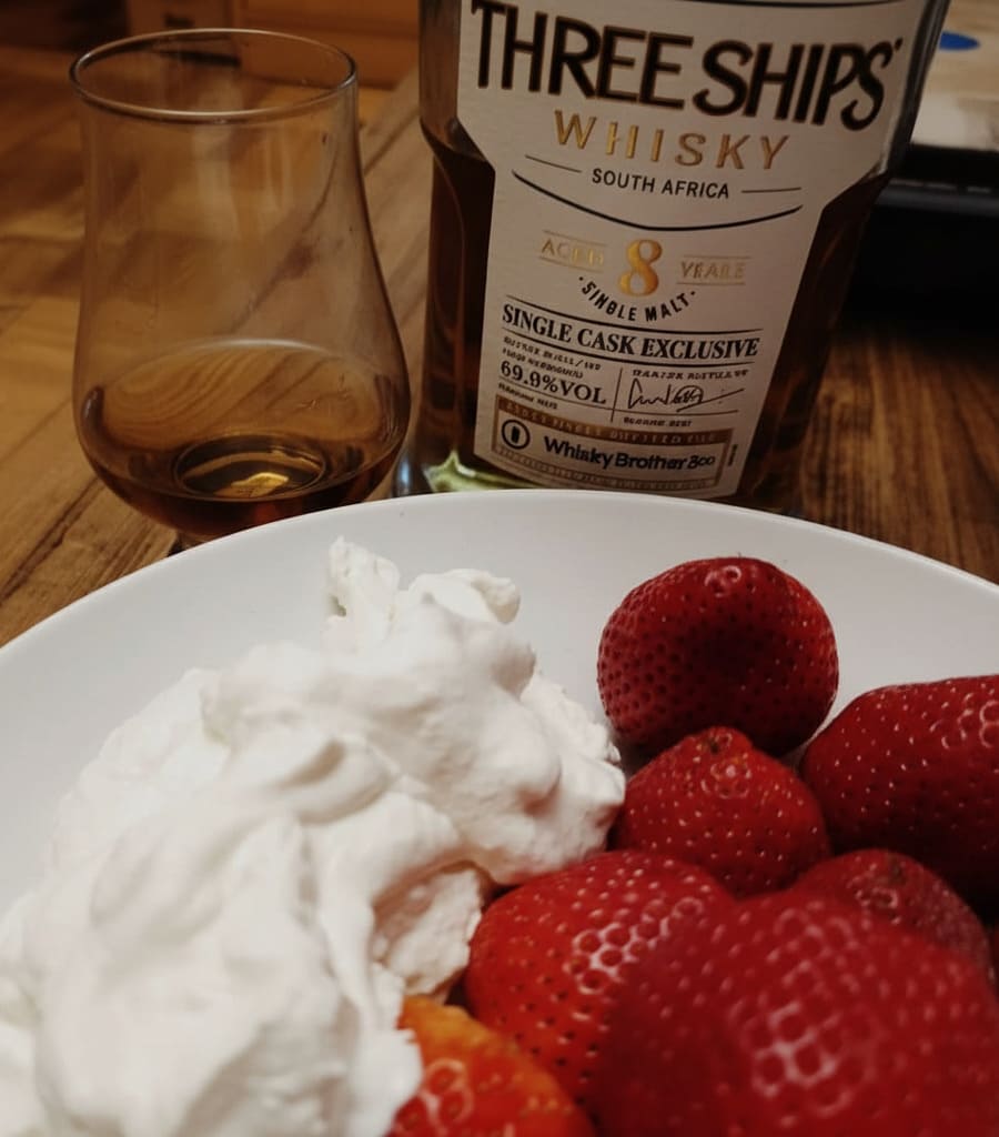 Three Ships 8yo WhiskyBrother Exclusive with Strawberries & Cream