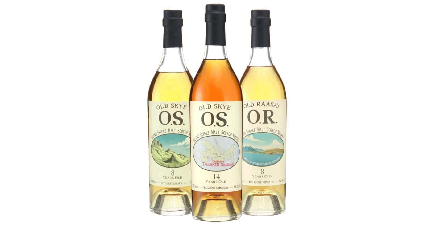 Words of Whisky reviews Three Skye whiskies from Decadent Drinks