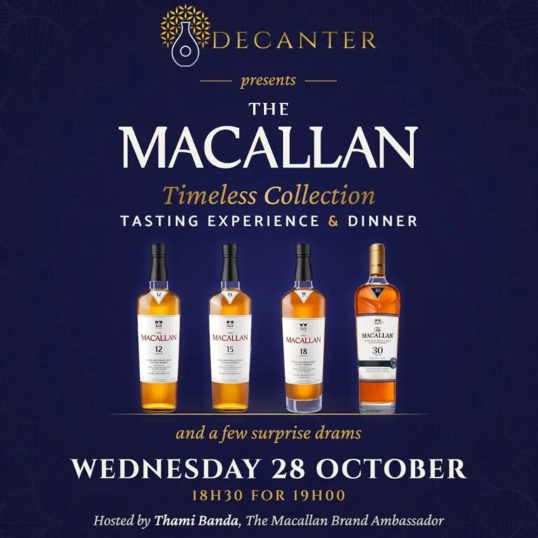 Decanter x Macallan Experience and Dinner
