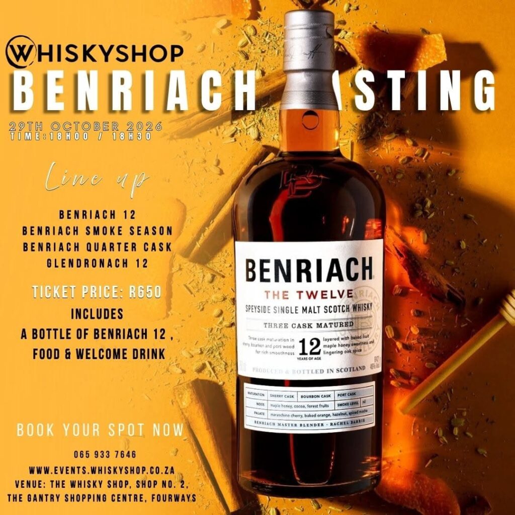 Benriach Whisky Tasting