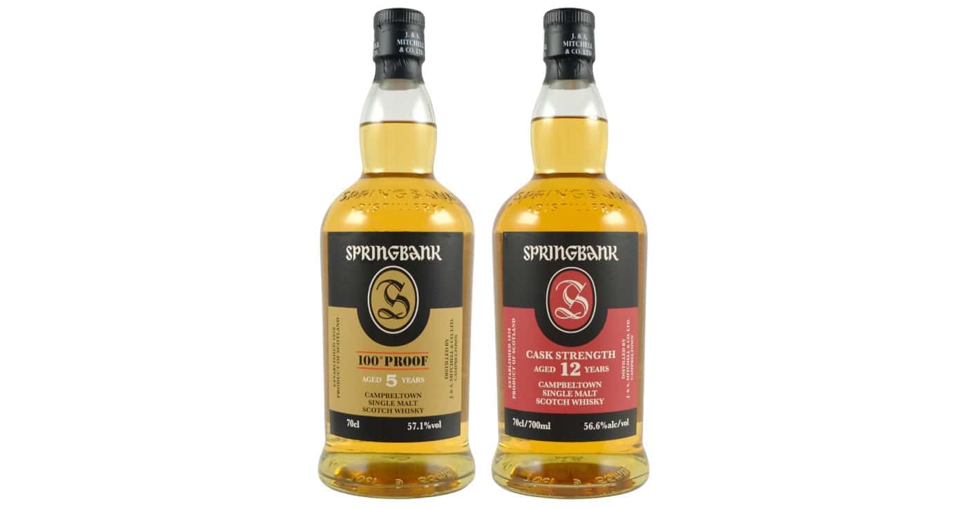 Springbank 100 Proof + 12yo Cask Strength